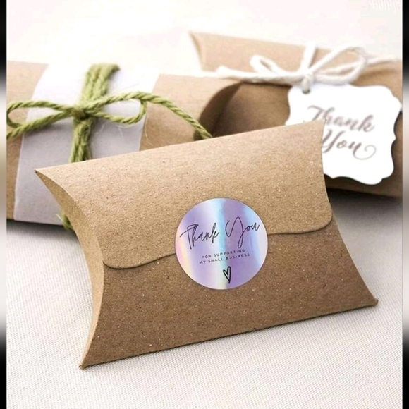 500 pc 1" "Thank You" Sticker Roll - Picture 4 of 4